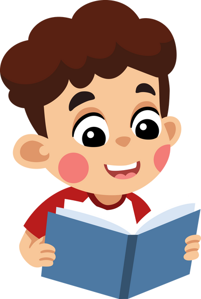 Kid Reading Literature